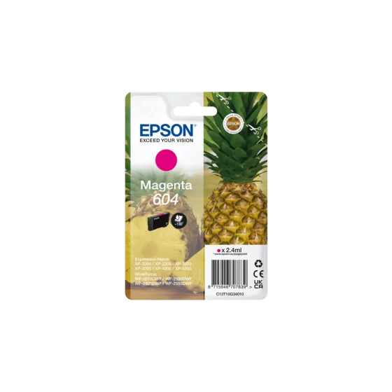 Cartouche EPSON 604 (T10G34) magenta - cartouche d'encre de marque EPSON - PETITE CAPACITÉ