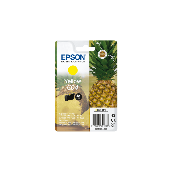 Epson 604 jaune Ananas,...