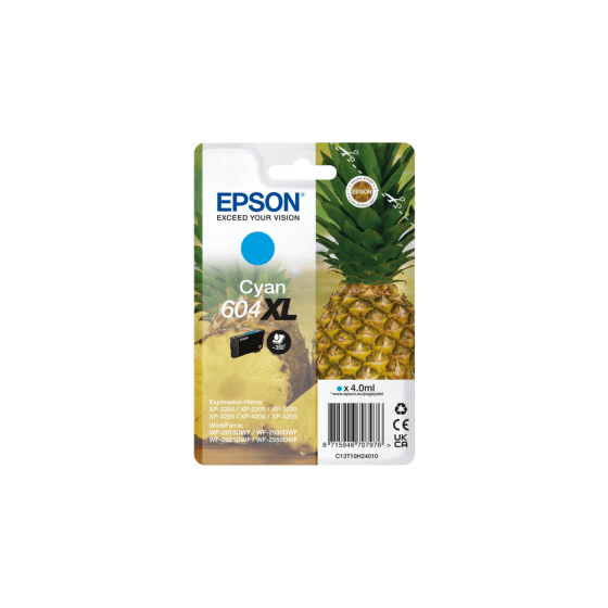 Epson 604XL Cyan Ananas,...