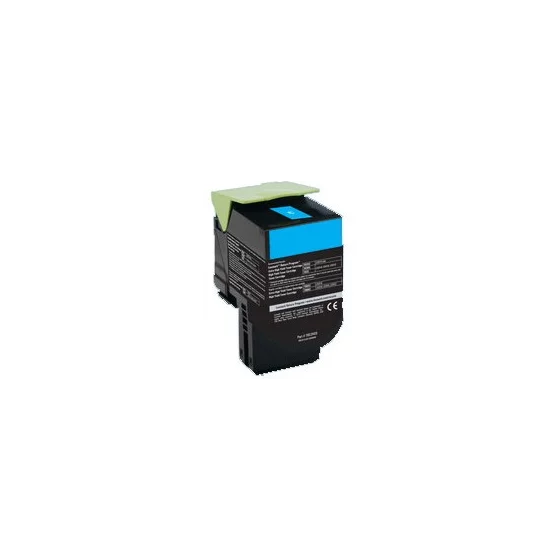 Toner Compatible LEXMARK MC2425 (C242XC0) cyan - cartouche laser compatible LEXMARK - 3500 pages