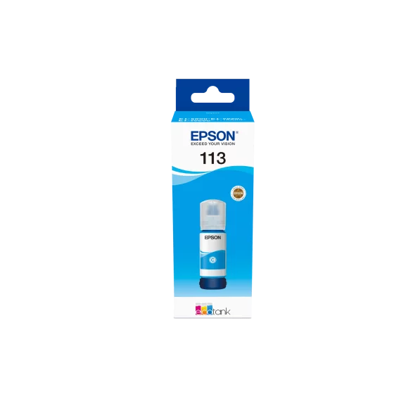 Bouteille EPSON 113 (T06B240) cyan - bouteille d'encre de marque EPSON