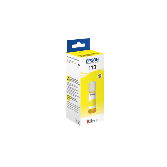 Bouteille EPSON 113 (T06B440) jaune - bouteille d'encre de marque EPSON