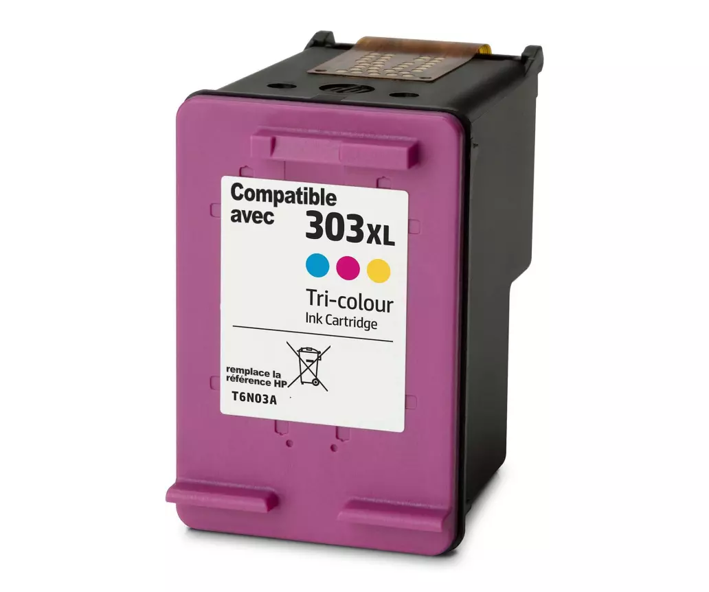 Cartouche Compatible HP 303 XL (T6N04AE) couleur - cartouche d