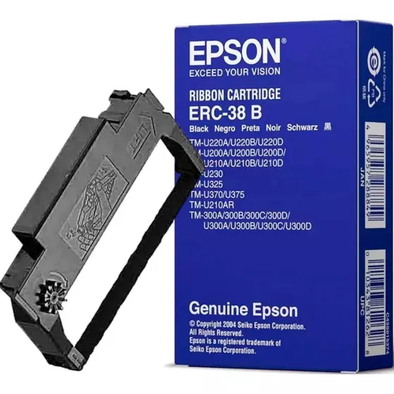 Epson ERC 38B - Ruban de marque Epson C43S015374 noir