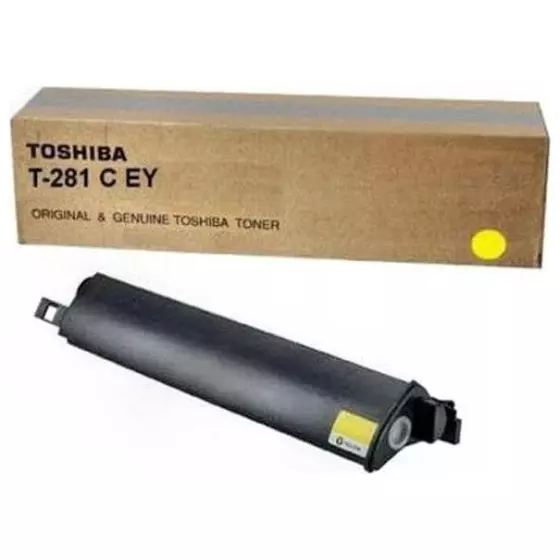 Toner de marque Toshiba T-281CE-Y / 6AK00000107 jaune (10000 pages)