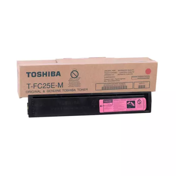 Toshiba TFC25EM Magenta, Toner de marque Toshiba référence origine TFC25EM / 6AJ00000078 Magenta - 26800 pages