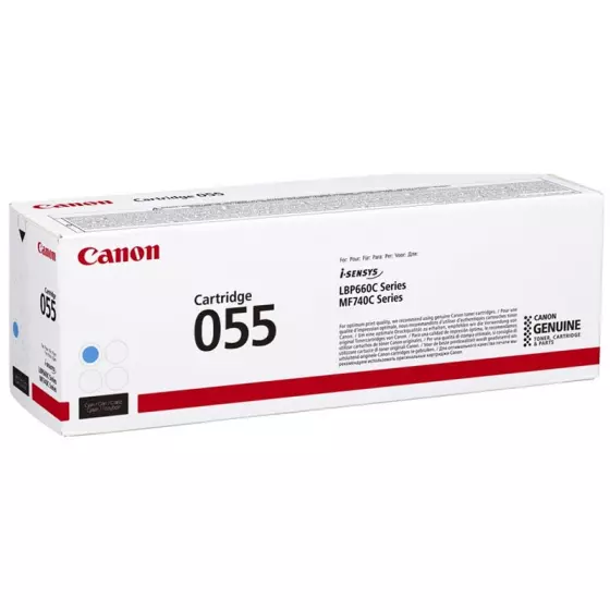 Toner CANON 55 (3015C002) cyan de 2100 pages - cartouche laser de marque CANON
