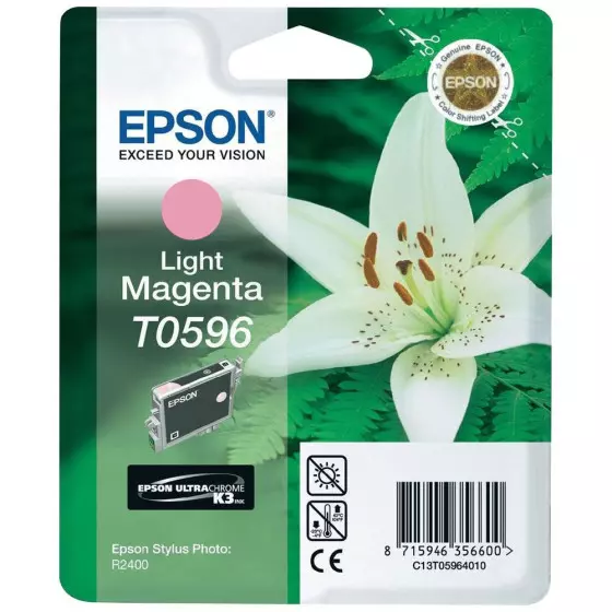 Cartouche EPSON T0596 photo magenta - cartouche d'encre de marque EPSON