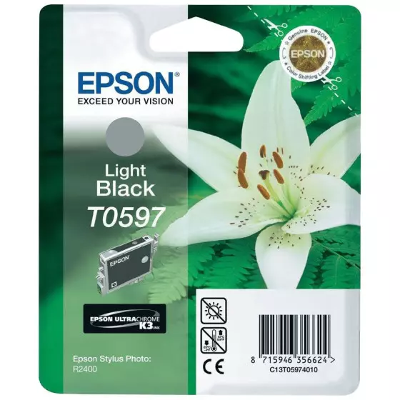 Cartouche EPSON T0597 gris - cartouche d'encre de marque EPSON