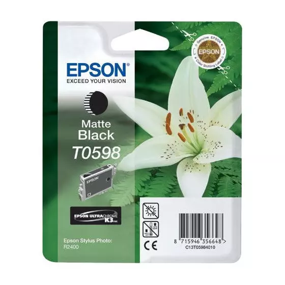 Cartouche EPSON T0598 noir mat - cartouche d'encre de marque EPSON