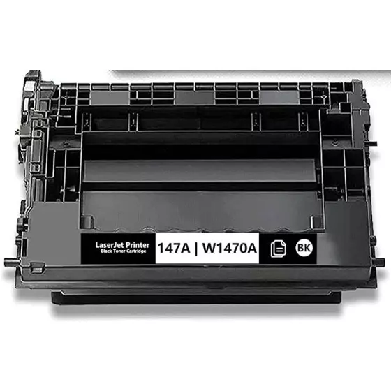 Toner Compatible HP 147A (W1470A) Noir de 10500 pages - cartouche laser compatible HP