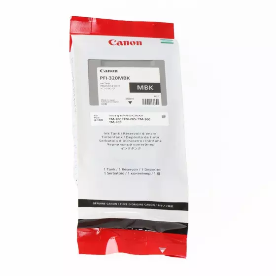 Cartouche d'encre de marque CANON 2889C001 - PFI320MBK Noir mat 300 ml - consommable original