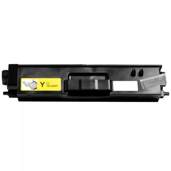 Toner Compatible BROTHER TN-900Y jaune - cartouche laser compatible BROTHER - 6000 pages