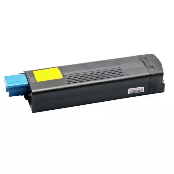 Toner Compatible OKI C712 (46507614) jaune de 11500 pages - cartouche laser compatible OKI