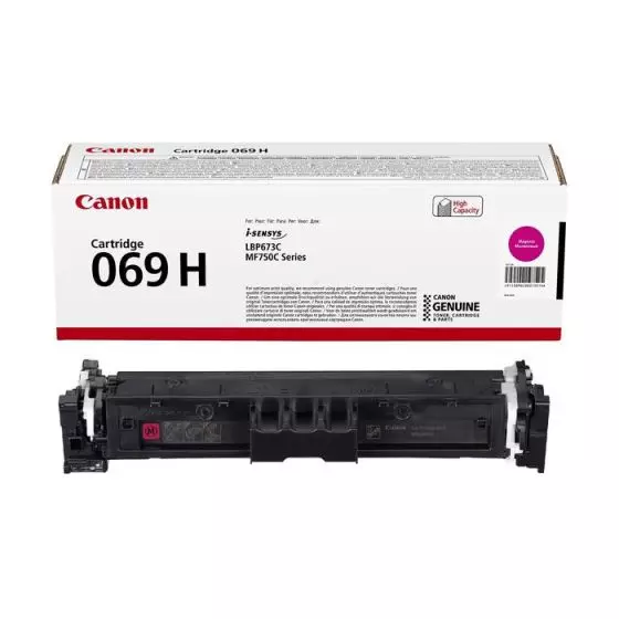 Toner Canon 069H (5096C002) magenta de 5500 pages - cartouche laser de marque Canon