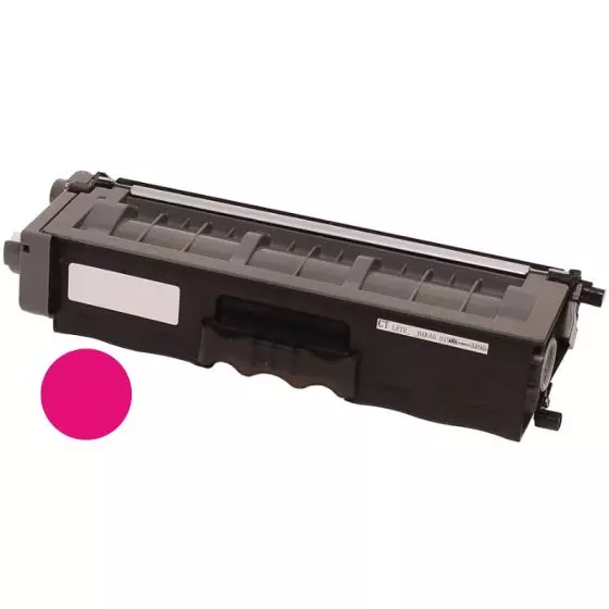 Toner Compatible BROTHER TN320 (TN-320M) Magenta de 1500 pages - cartouche laser compatible BROTHER
