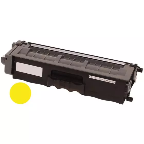 Toner Compatible BROTHER TN320 (TN-320Y) Jaune de 1500 pages - cartouche laser compatible BROTHER