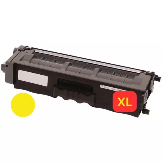 Toner Compatible BROTHER TN-325Y jaune - cartouche laser compatible BROTHER - 3500 pages