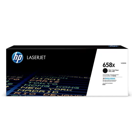 Toner HP 658X (W2000X) Noir de 33000 pages - cartouche laser de marque HP