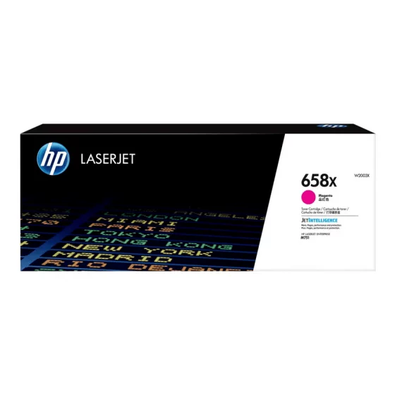 Toner HP 658X (W2003X) Magenta de 28000 pages - cartouche laser de marque HP