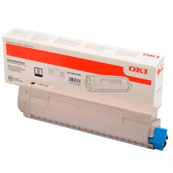 Toner OKI C823 (46471104) Noir de 7000 pages - cartouche laser de marque OKI