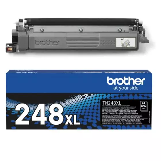 Toner BROTHER TN-248XLK (TN248XLK) Noir de 3000 pages - cartouche laser de marque BROTHER