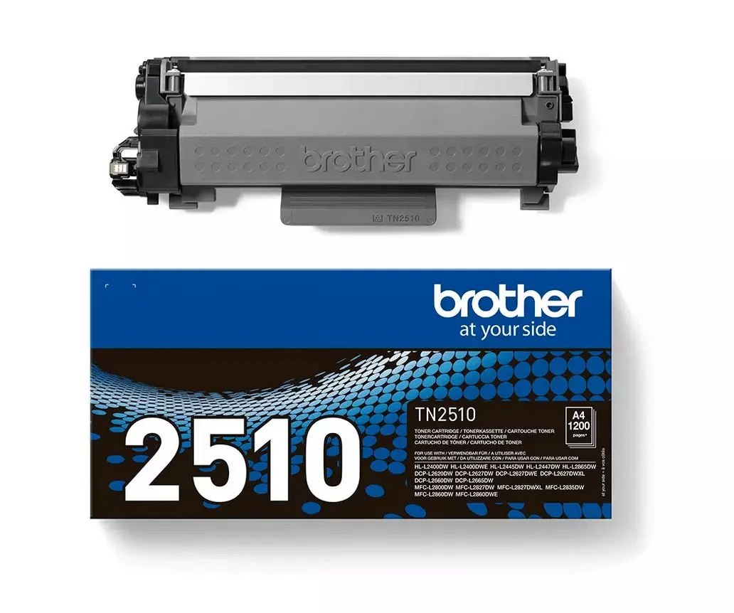 Toner BROTHER TN-2510 (TN2510) Noir de 1200 pages - cartouche laser de  marque BROTHER