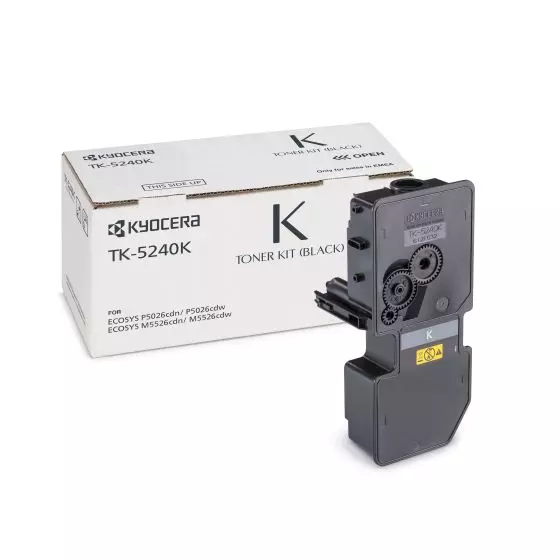 Toner KYOCERA TK5240K (1T02R70NL0) Noir de 4000 pages - cartouche laser de marque KYOCERA