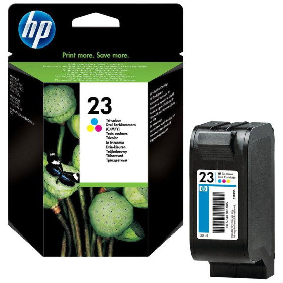 HP 23 - Cartouche de marque HP n°23 C1823DE couleur