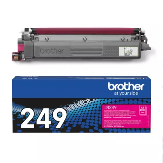Toner BROTHER TN249M (TN-249M) magenta de 4000 pages - cartouche laser de marque BROTHER