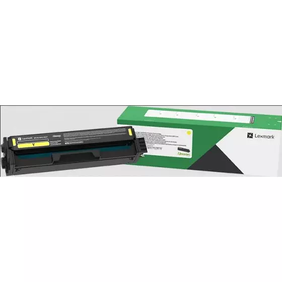 Toner Lexmark 20N20Y0 (20N20Y0) jaune de 1500 pages - cartouche laser de marque Lexmark