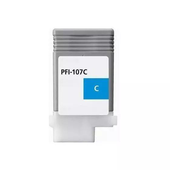 Cartouche encre Compatible CANON PFI-107C (6706B001) Cyan - cartouche d'encre compatible CANON
