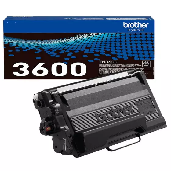 Brother TN-3600 Noir, Toner de marque Brother TN3600 (3 000 pages)