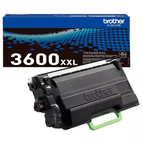 Brother TN-3600XXL Noir, Toner de marque Brother TN3600XXL (11 000 pages)