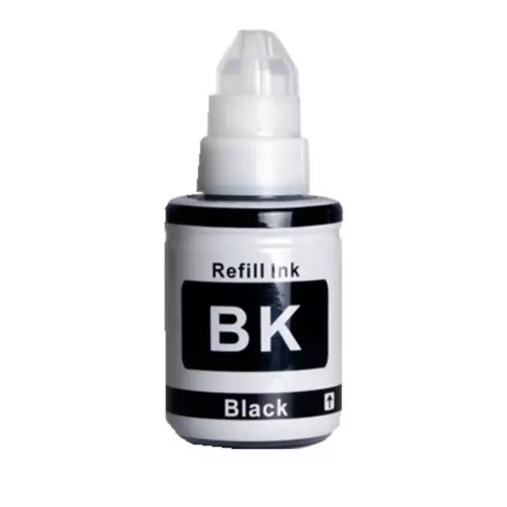 Bouteille encre compatible CANON GI-490BK (GI490BK) noir pigmenté - Bouteille d'encre compatible