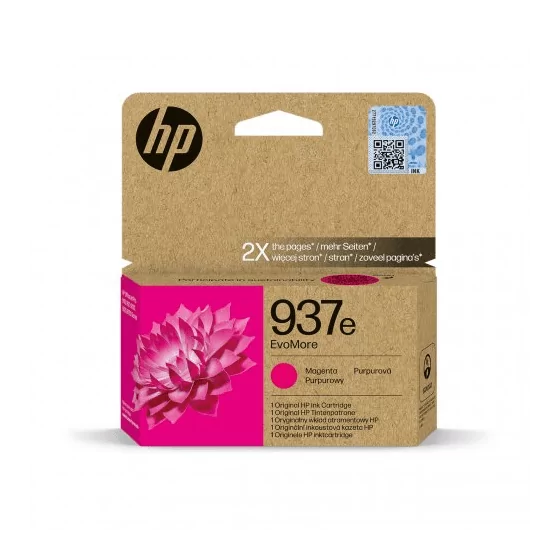 Cartouche d'encre HP 937e magenta (4S6W7NE) 1650 pages