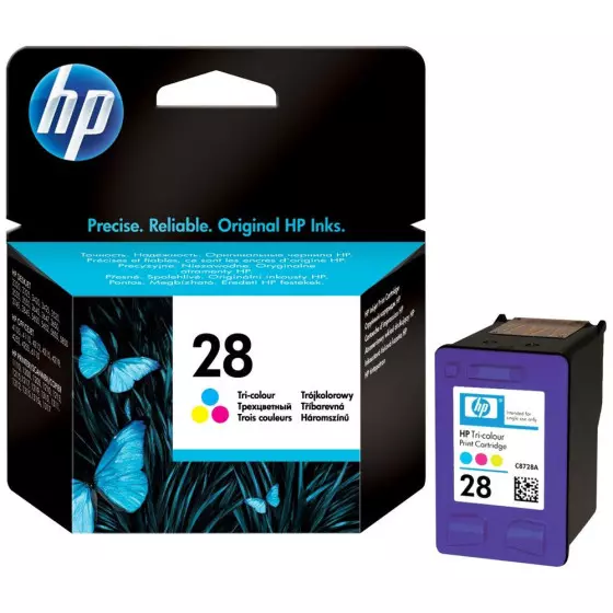 Cartouche HP 28 / C8728AE couleur - cartouche d'encre de marque HP