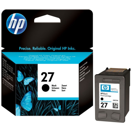 HP 27 - Cartouche de marque HP n°27 C8727AE noire