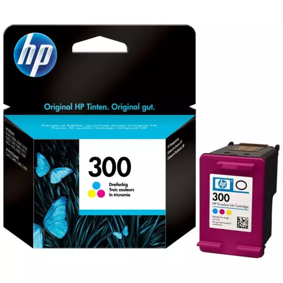 Cartouche HP 300 / CC643EE couleur - cartouche d'encre de marque HP