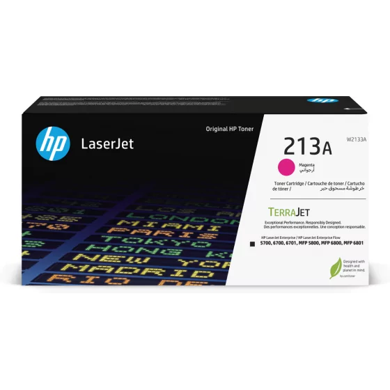 Cartouche toner HP 213A magenta (W2133A) &ndash; Capacit&eacute; standard 3000 pages