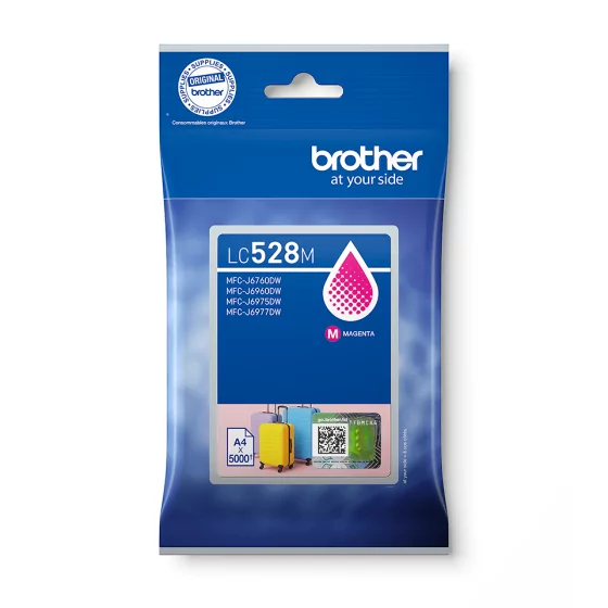 Cartouche d’encre Brother LC528M magenta - 5 000 pages
