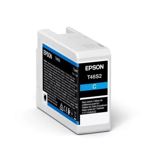 Cartouche d'encre Epson T46S2 - Cyan UltraChrome - Pour Imprimantes Grand Format Epson Cartouche d'encre Epson T46S2 - Cyan UltraChrome - Pour Imprimantes Grand Format Epson