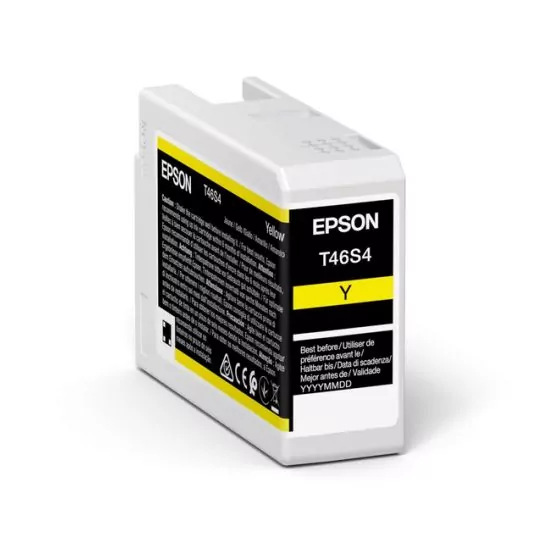 Cartouche d'encre Epson T46S4 - Jaune UltraChrome - Pour Imprimantes Grand Format Epson Cartouche d'encre Epson T46S4 - Jaune UltraChrome - Pour Imprimantes Grand Format Epson