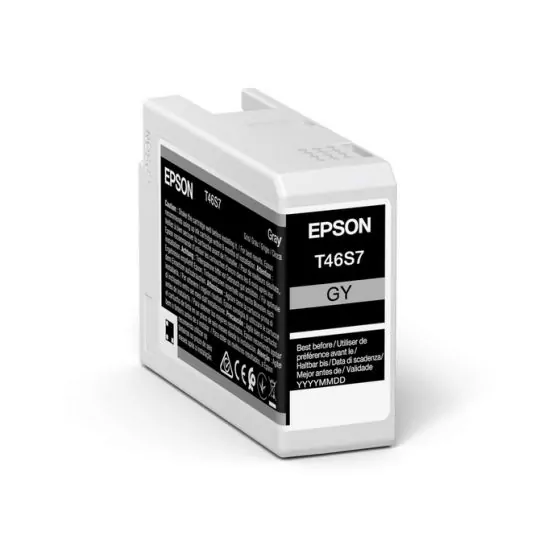 Cartouche d'encre Epson T46S7 - Gris UltraChrome - Pour Imprimantes Grand Format Epson Cartouche d'encre Epson T46S7 - Gris UltraChrome - Pour Imprimantes Grand Format Epson