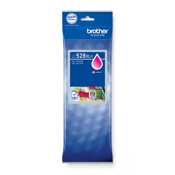 Cartouche d'encre Brother LC528XL Magenta Originale - 10 000 pages