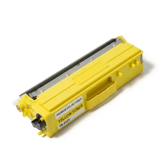 Toner Compatible BROTHER TN-910Y jaune - cartouche laser compatible BROTHER - 9000 pages