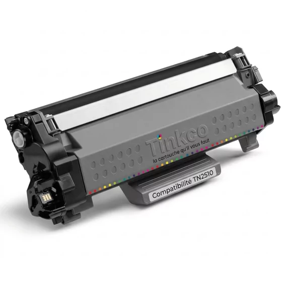 Cartouche Toner compatible BROTHER TN-2510 Noir de 1200 pages
