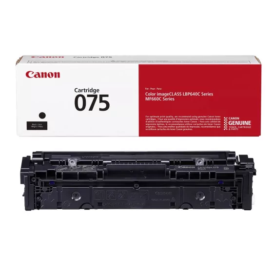 Toner Original Canon 075 Noir &ndash; 6365C002 (1 400 pages)