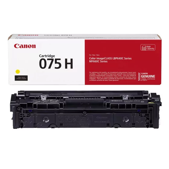 Toner Original Canon 075H Jaune - Haute Capacité (2300 Pages)