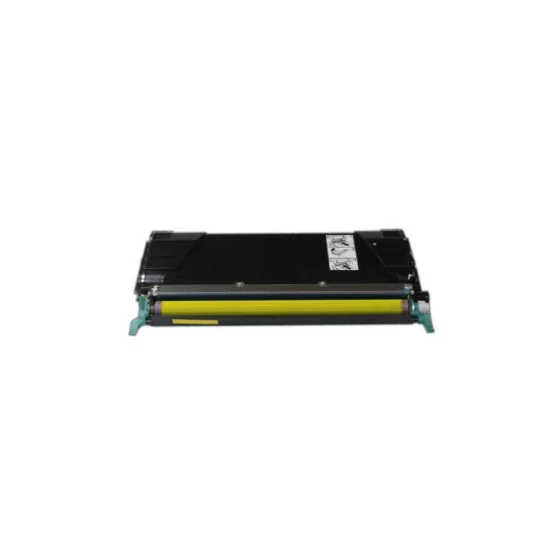 Toner Compatible LEXMARK X748 (X748H1YG) Jaune de 10000 pages - cartouche laser compatible LEXMARK